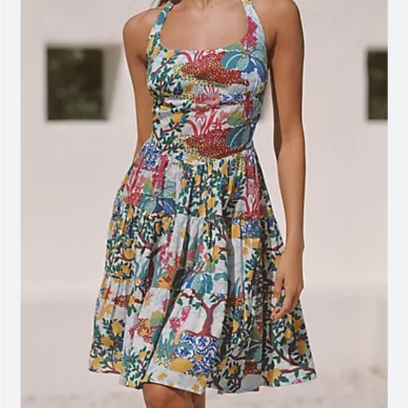Pilcro Multicolor Floral Mini Dress - Picture 1 of 7